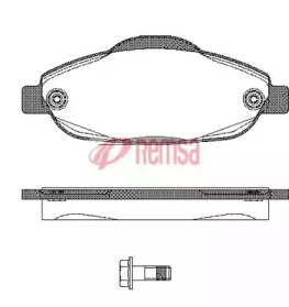 Комплект тормозных колодок METZGER 1323.00